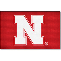 FANMATS 2875 Nebraska Cornhuskers Ulti-Mat Rug - 5ft. x 8ft. | Sports Fan Area Rug, Home Decor Rug and Tailgating Mat - N Primary Logo