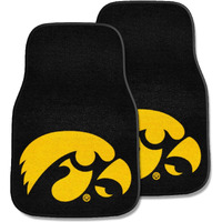 University of Iowa Carpet Car Mat Set - 2 Pieces