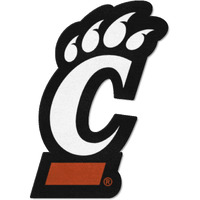 FANMATS - 13570 NCAA University of Cincinnati Bearcats Nylon Face Mascot Rug