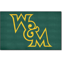 FANMATS 3521 William & Mary Tribe Ulti-Mat Rug - 5ft. x 8ft. | Sports Fan Area Rug, Home Decor Rug and Tailgating Mat