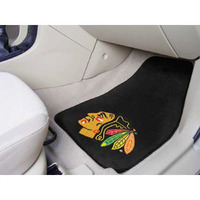 FANMATS Chicago Blackhawks 2-Piece Carpeted Car Mats