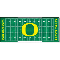 FANMATS NCAA University of Oregon Ducks Nylon Face Football Field Runner, 30 x72