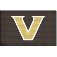 FANMATS 615 Vanderbilt Commodores Ulti-Mat Rug - 5ft. x 8ft. | Sports Fan Area Rug, Home Decor Rug and Tailgating Mat