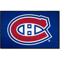 FANMATS 10274 Montreal Canadiens Starter Mat Accent Rug - 19in. x 30in. | Sports Fan Home Decor Rug and Tailgating Mat