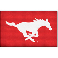 FANMATS 4575 SMU Mustangs Ulti-Mat Rug - 5ft. x 8ft. | Sports Fan Area Rug, Home Decor Rug and Tailgating Mat