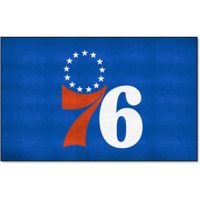 FANMATS 9372 Philadelphia 76ers Ulti-Mat Rug - 5ft. x 8ft. | Sports Fan Area Rug, Home Decor Rug and Tailgating Mat