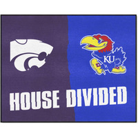 FANMATS 6130 Kansas / Kansas State House Divided Rug - 34 in. x 42.5 in.