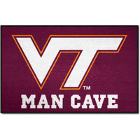 FANMATS 14712 Virginia Tech Nylon Universal Man Cave Starter Rug , 19 x30