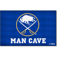 FANMATS 14399 Buffalo Sabres Man Cave UltiMat Rug - 5ft. x 8ft. | Sports Fan Area Rug, Home Decor Rug and Tailgating Mat