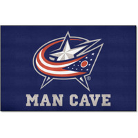 FANMATS 14419 Columbus Blue Jackets Man Cave UltiMat Rug - 5ft. x 8ft. | Sports Fan Area Rug, Home Decor Rug and Tailgating Mat