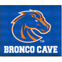 FANMATS 14534 Boise State Broncos Man Cave Tailgater Rug - 5ft. x 6ft. Sports Fan Area Rug, Home Decor Rug and Tailgating Mat