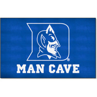 FANMATS 14543 Duke Blue Devils Man Cave UltiMat Rug - 5ft. x 8ft. | Sports Fan Area Rug, Home Decor Rug and Tailgating Mat -  D & Devil  Logo