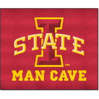 FANMATS 14558 Iowa State Cyclones Man Cave Tailgater Rug - 5ft. x 6ft. Sports Fan Area Rug, Home Decor Rug and Tailgating Mat