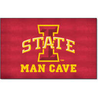 FANMATS 14559 Iowa State Cyclones Man Cave UltiMat Rug - 5ft. x 8ft. | Sports Fan Area Rug, Home Decor Rug and Tailgating Mat