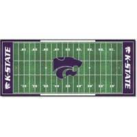 FANMATS 7545 NCAA - Kansas State Wildcats Field Runner Rug - 30in. x 72in.