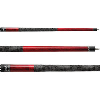 Viper Clutch 58  2-Piece Billiard/Pool Cue, Crimson Blaze, 18 Ounce