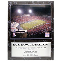 Encore Select 524-32 NCAA Texas El Paso Miners Sun Bowl Stadium Stat Plaque with Photo, 12-Inch by 15-Inch