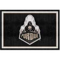 FANMATS 16822 Team Color 59.5 x88  Purdue 'Train' Rug