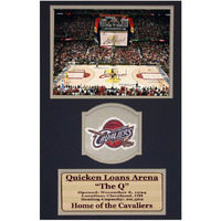 Encore Select 192-29 NBA Cleveland Cavaliers Framed Sports Memorabilia with Commemorative Patch and Custom Statistic Plaque, 12-Inch by 18-Inch