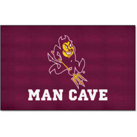 FANMATS 17240 Arizona State Sun Devils Man Cave UltiMat Rug - 5ft. x 8ft. | Sports Fan Area Rug, Home Decor Rug and Tailgating Mat - Maroon, Sparky Logo