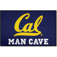 FANMATS 17289 Cal Golden Bears Man Cave Starter Mat Accent Rug - 19in. x 30in. | Sports Fan Home Decor Rug and Tailgating Mat