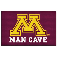 FANMATS 17308 Minnesota Golden Gophers Man Cave UltiMat Rug - 5ft. x 8ft. | Sports Fan Area Rug, Home Decor Rug and Tailgating Mat