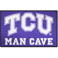 FANMATS 17281 NCAA - TCU Horned Frogs Man Cave Starter Mat Accent Rug - 19in. x 30in. | Sports Fan Home Decor Rug and Tailgating Mat