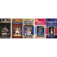 NBA Dallas Mavericks 5 Different Licensed Trading Card Team Sets, Brown, One Size