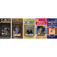 NBA New Orleans Pelicans 5 Different Licensed Trading Card Team Sets, Brown, One Size