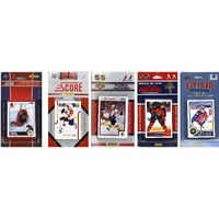 NHL Florida Panthers 5 Different Licensed Trading Card Team Sets, Brown, One Size