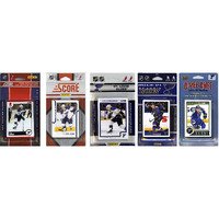 NHL St. Louis Blues 5 Different Licensed Trading Card Team Sets, Brown, One Size