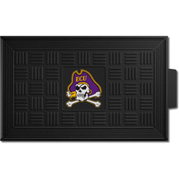 FANMATS unisex Medallion Door Mat, Black, 19.5 x 31.25 US