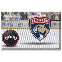 FANMATS 19146 Florida Panthers Rubber Scraper Door Mat