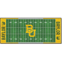 FANMATS 19497 NCAA -Baylor Bears Field Runner Rug - 30in. x 72in.