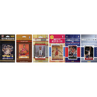 NBA Houston Rockets 6 Different Licensed Team Set Trading Card