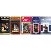 NBA San Antonio Spurs 5 Different Licensed Team Set Trading Card