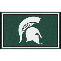 FANMATS 8793 Michigan State 4'X6' Rug, Team Color, 44 x71