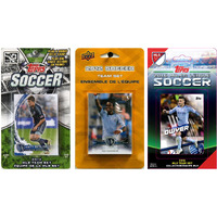 MLS Sporting Kansas City 3 Different Trading Card Sets, White