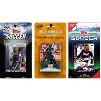 MLS New England Revolution 3 Different Trading Card Sets, White