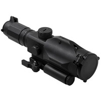 NC Star SRT Scope 3-9x40mm Mil-Dot Reticle with Green Laser, One Size