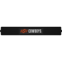 FANMATS 20544 Oklahoma State Cowboys Drink Bar Mat - 3.25in. x 24in. - Durable Dish Drying Mat, Easy Clean, Counter Mat