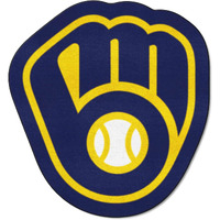 FANMATS MLB Milwaukee Brewers Mascot Mat, Team Color, One Size