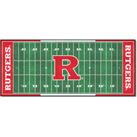 FANMATS 9512 NCAA - Rutgers Scarlett Knights Field Runner Rug - 30in. x 72in.