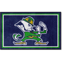 Fanmats 22267 Notre Dame Fighting Irish 4ft. x 6ft. Plush Area Rug, Leprechaun