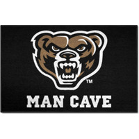 FANMATS 22113 Oakland Golden Grizzlies Man Cave Tailgater Rug - 5ft. x 6ft. Sports Fan Area Rug, Home Decor Rug and Tailgating Mat