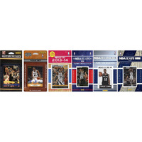 C&I Collectables NBA San Antonio Spurs Men's 6 Different Licensed Trading Card Team Sets, White