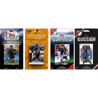 MLS San Jose Earthquakes Men's 4 Different Licensed Trading Card Team Sets, White