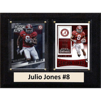 C&I Collectables NCAA Alabama Crimson Tide Men's Julio Jones To Card Plaque, Bron, 6 X8