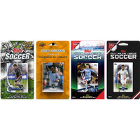 C&I Collectables MLS Sporting Kansas City Men's 4 Different Licensed Trading Card Team Sets, White