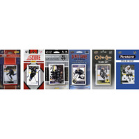 C&I Collectables NHL Los Angeles Kings Men's 6 Different Licensed Trading Card Team Sets, White